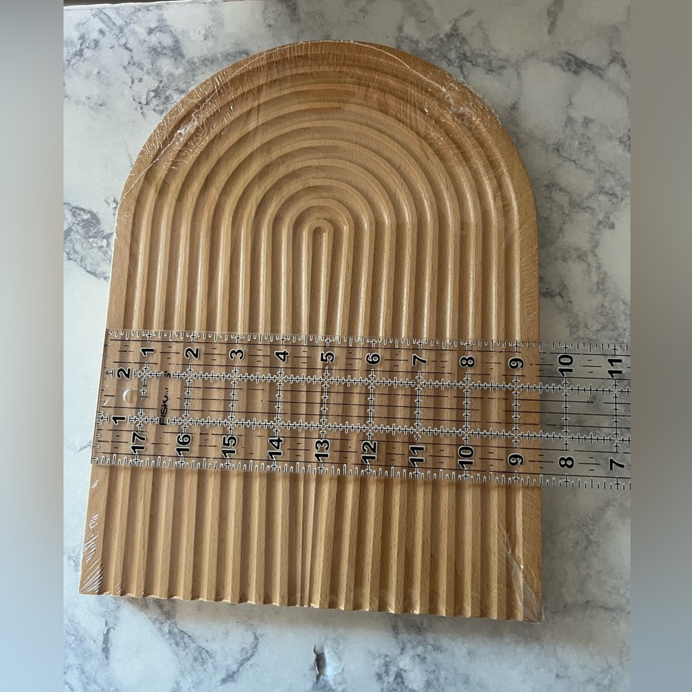 New Arch design tray wooden decorative servings tray cutting charcuterie board - Picture 11 of 13